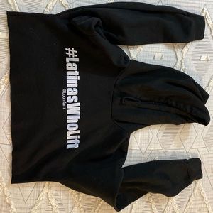 Boomfamf x FeedMe FightMe cropped hoodie